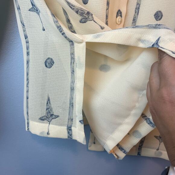 Vintage Theo Miles Parisian NWT Blouse Size 10 - Picture 9 of 9